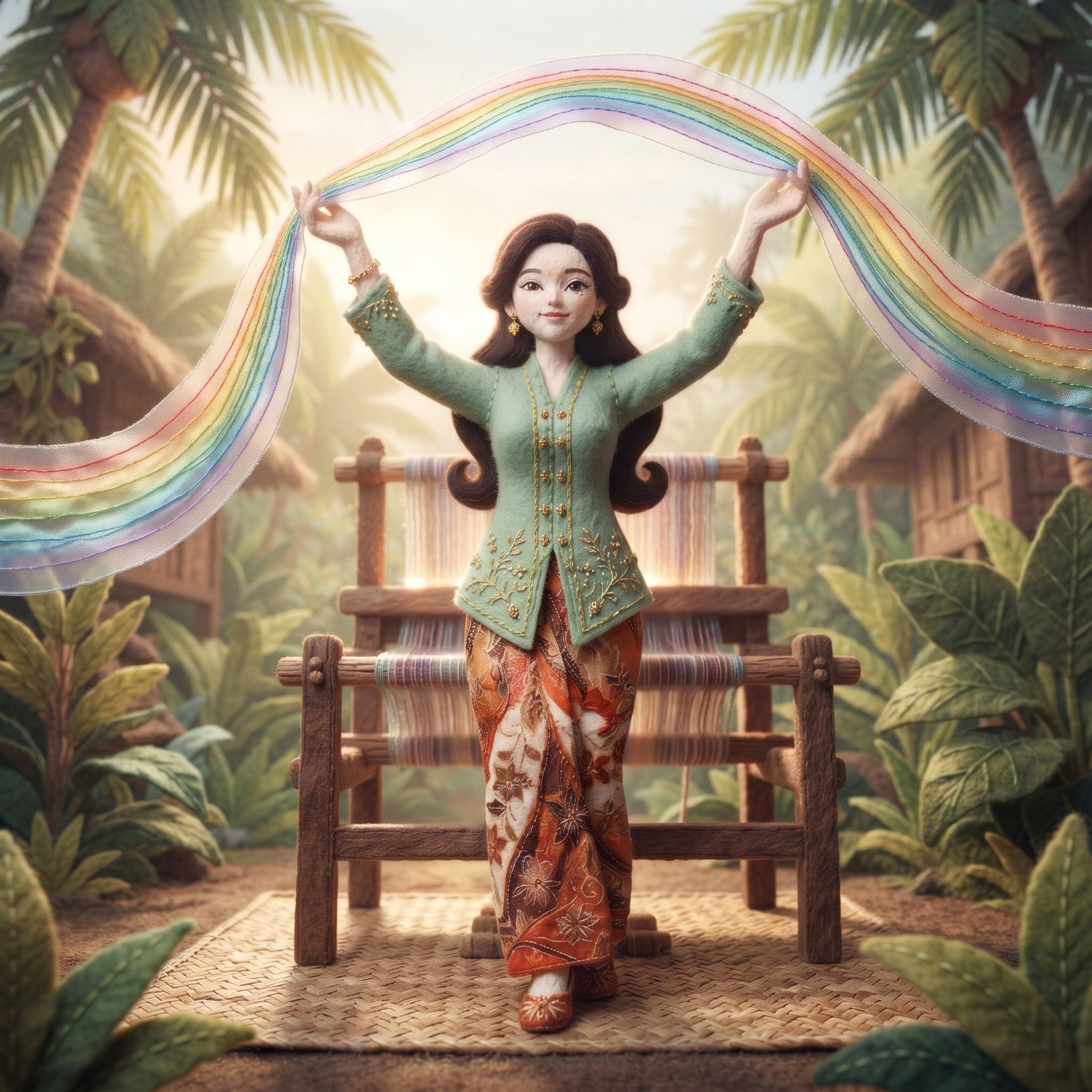 Puteri Santubong dan Tenunan Pelangi - Halaman 1
